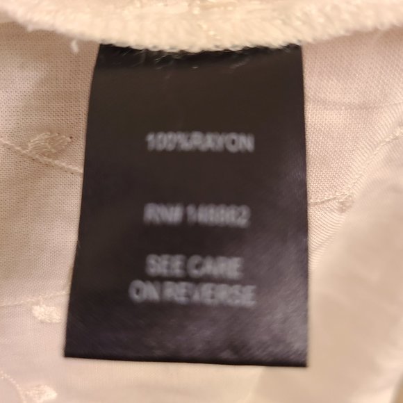 Torrid Bohemian Fringed Embroidered Kimono Off-white Plus Size 3 - Picture 5 of 8